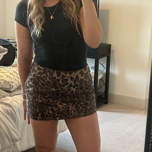 Abercrombie Mini Skort - Cheetah - M